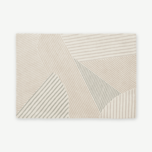 Kyra Wool Rug, Large 160 x 230cm, Neutral