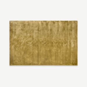 Merkoya Luxury Viscose Rug, Extra Large 200 x 300 cm, Antique Gold