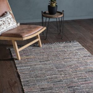 Alonza Fabric Rug In Multicolor