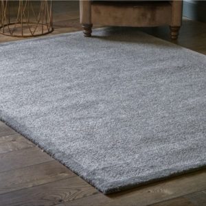 Reecota Polyster Fabric Rug In Slate