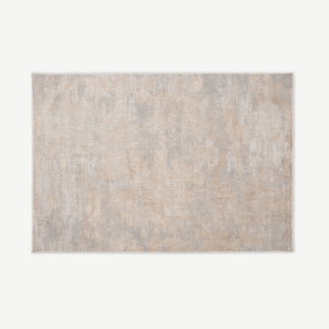 Epicoco Luxury Viscose Rug, Large 160 x 230 cm, Plaster Pink & Soft Grey