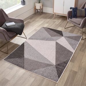 Spirit 80x150cm Kite Design Rug In Silver