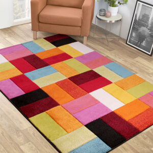 Spectra Carved 120x170cm Largo Rug In Multi-Colour